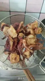 Make Pretzel squid shaving step 5