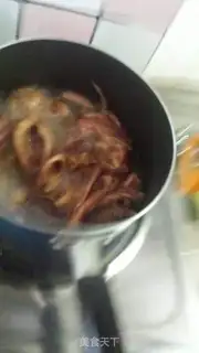 Make Pretzel squid shaving step 6
