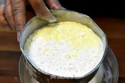 Make Milk moon cake step 1