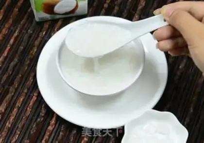 Make Coconut-juice nest step 5