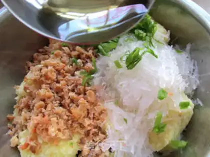 Make Shrimp rice bag step 5