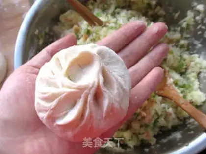 Make Shrimp rice bag step 9