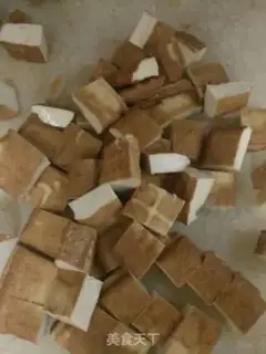 Make Soy beef tofu dry step 1