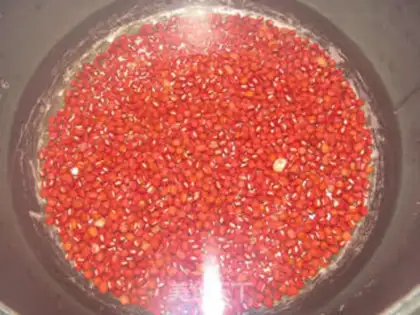Make Homemade red bean sand step 1