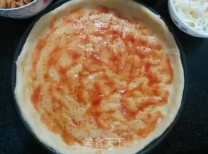 Make Chicken pizza in Orleans step 4