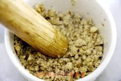 Make Peach rice step 1