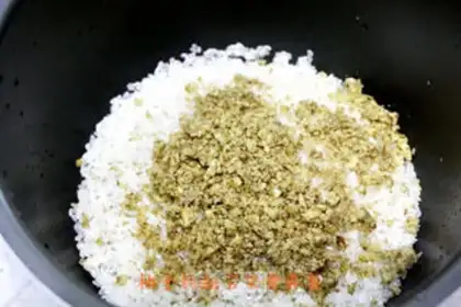 Make Peach rice step 3
