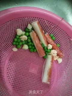 Make Vegetable fruit seafood salad step 5
