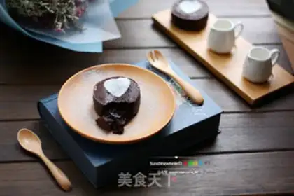 Make Chocolate lava cake step 9