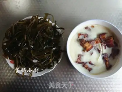 Make The red roasted seaweed step 1