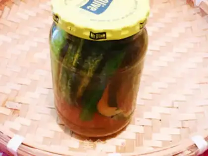 Make cucumber pickles step 4