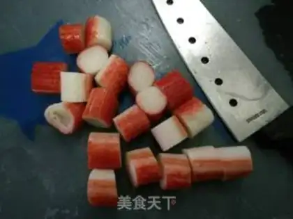 Make Vegetable fruit seafood salad step 7