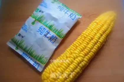 Make Milk corn juice step 0