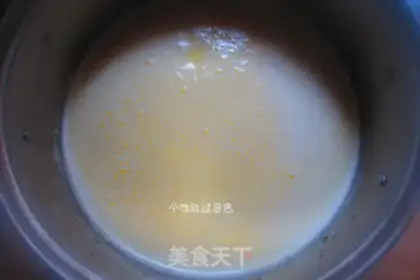 Make Milk corn juice step 2