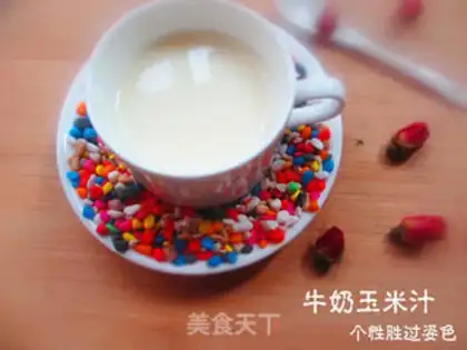 Make Milk corn juice step 4