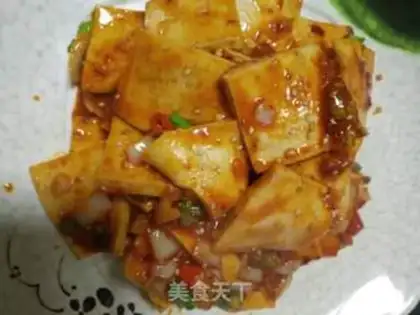 Make Hot sauce, tofu step 4