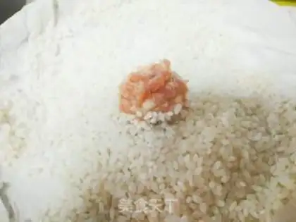 Make The rice pearls step 4