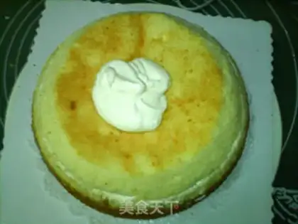Make A flower cake: a snow rabbit step 8