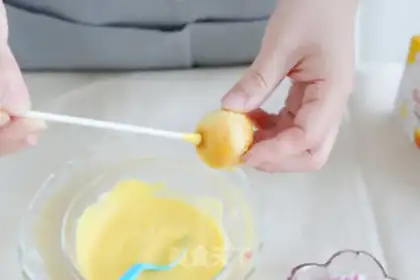 Make Sweet lollipop cake step 15