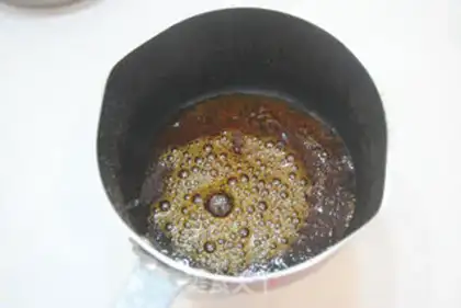 Make Caramel pasta pudding step 3
