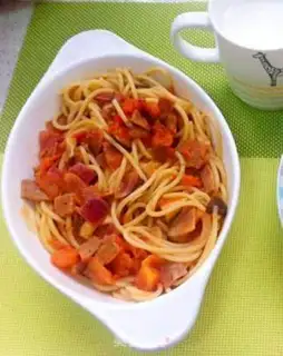 Make Tomato bacon pasta step 9