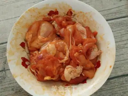 Make All-sherry chicken leg step 3