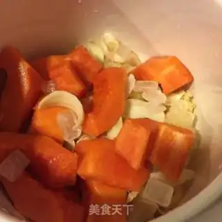 Make Milk papayas with silver ears step 2