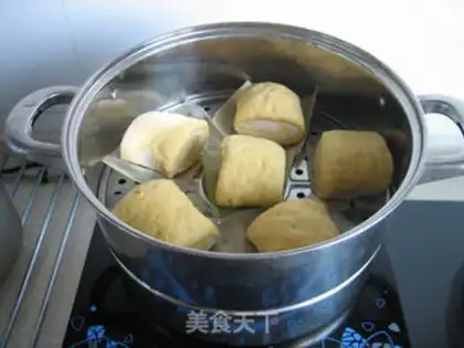 Make Double pumpkin buns step 9