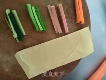 Make Taste the bean roll step 1