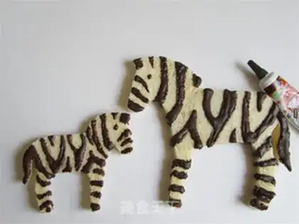 Make Zebra toast step 2