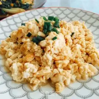 Make Egg fried tofu step 5