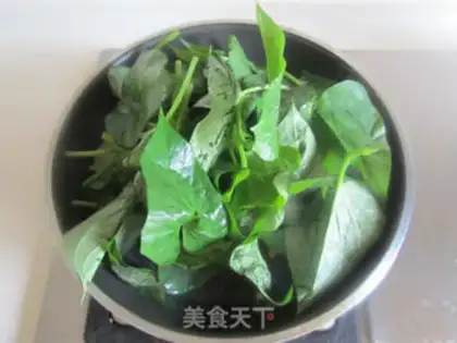 Make ♪ ♪ Haimi makes red potato leaves ♪ step 4