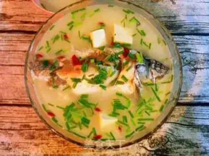 Make Tofu soup step 4