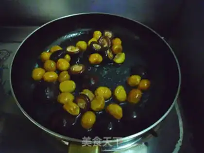 Make Frozen chestnuts step 2