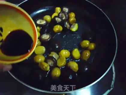 Make Frozen chestnuts step 3