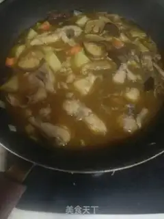 Make Potato curry chicken step 5