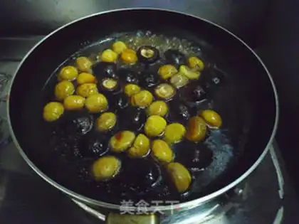 Make Frozen chestnuts step 5