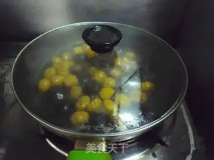 Make Frozen chestnuts step 6