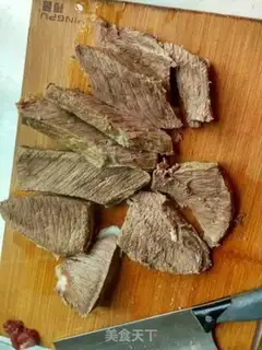 Make Curry beef jerky step 1