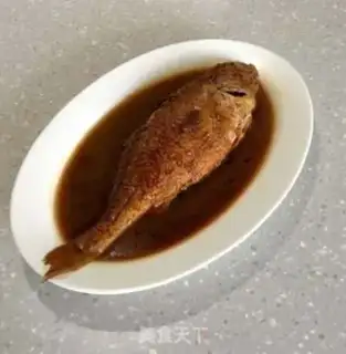 Make Red-burned yellow fish step 5