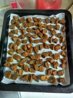 Make Curry beef jerky step 6