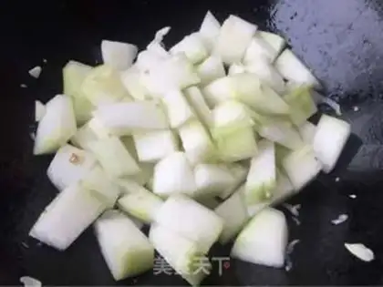 Make Shrimp dolls meet a melon step 4