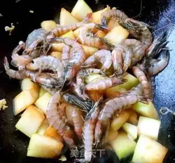 Make Shrimp dolls meet a melon step 6