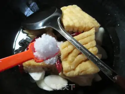 Make Black-mucked tofu dry step 6