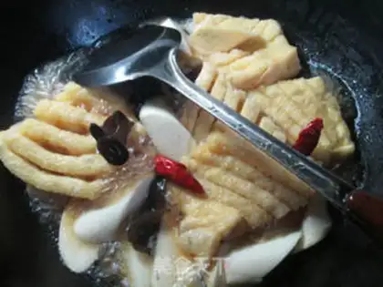 Make Black-mucked tofu dry step 7