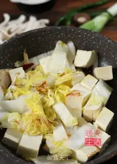 Make Bean tofu soup step 3