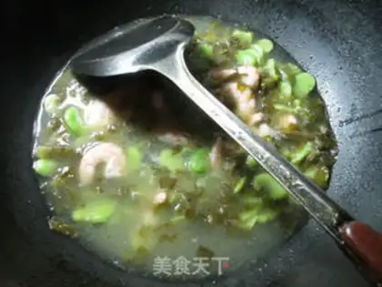 Make Snow-cray shrimp fruit step 5