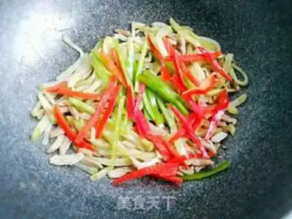 Make Squeeze and fried meat step 9