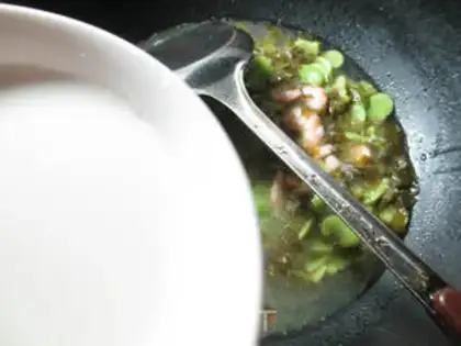 Make Snow-cray shrimp fruit step 7