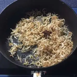 Make Spicy silverfish step 1